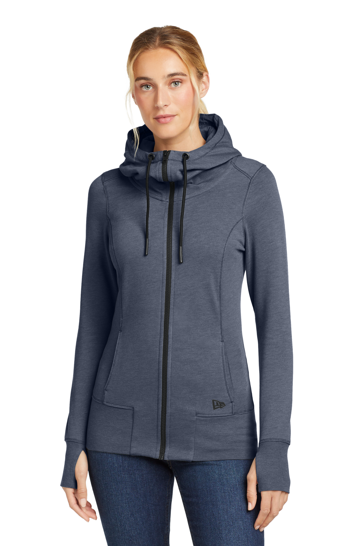 Women's Tri-Blend Fleece Full-Zip Hoodie