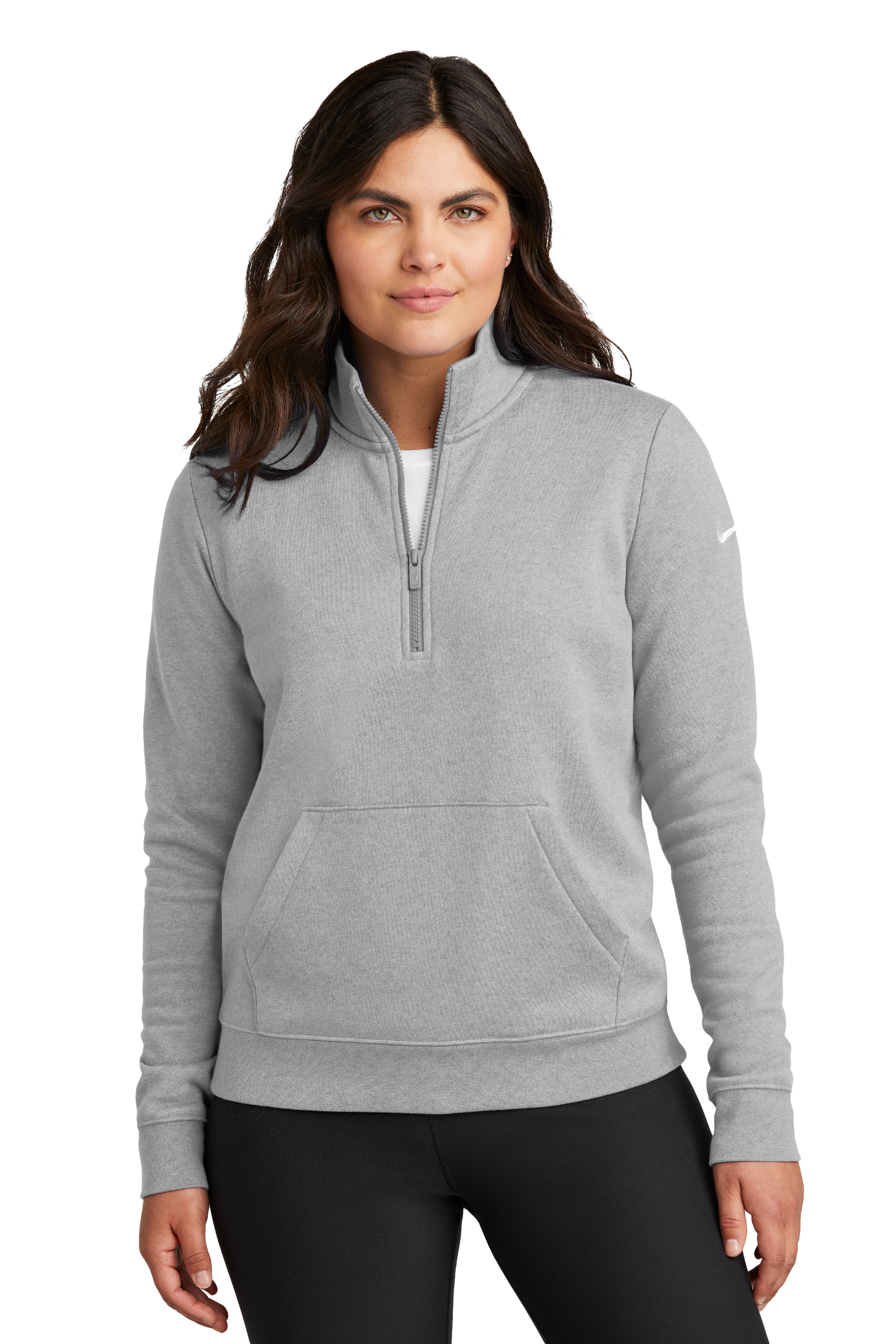 Women's Club Fleece Sleeve Swoosh 1/2-Zip