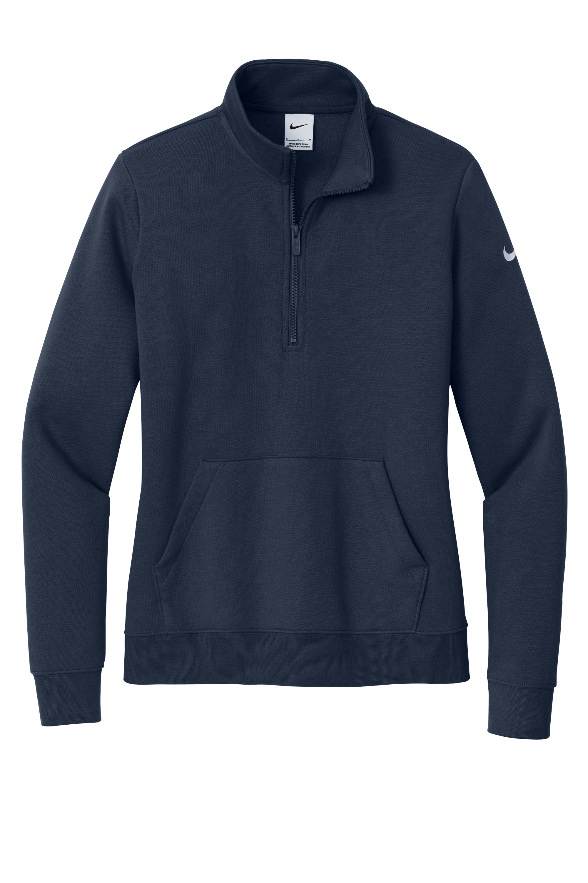Women's Club Fleece Sleeve Swoosh 1/2-Zip