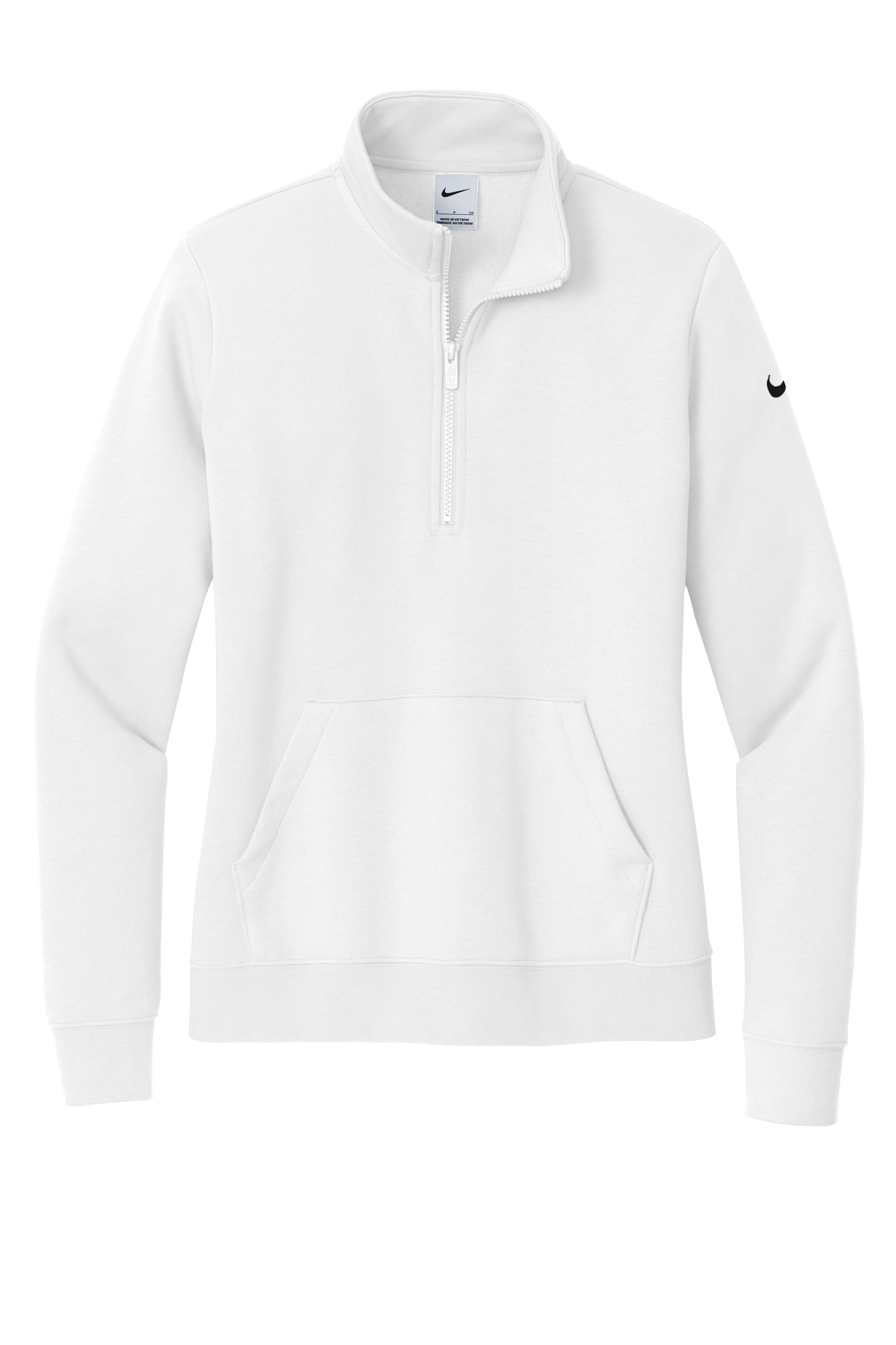 Women's Club Fleece Sleeve Swoosh 1/2-Zip