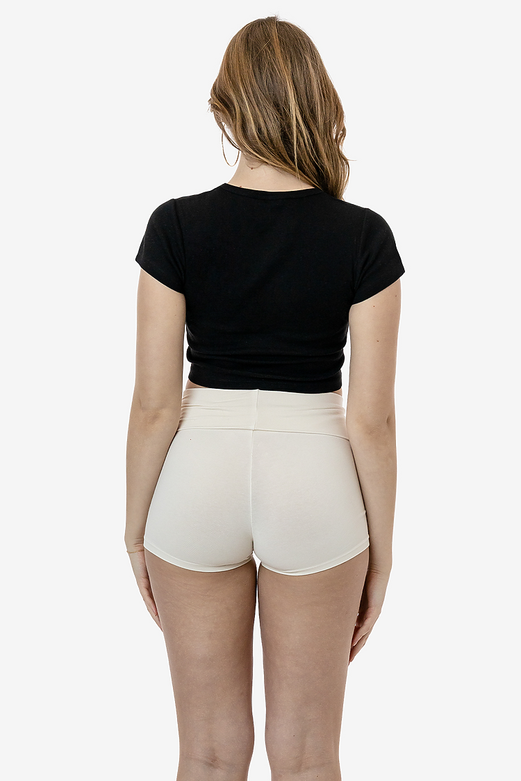 Baby Rib Scoopneck Crop Top