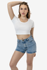 Baby Rib Scoopneck Crop Top
