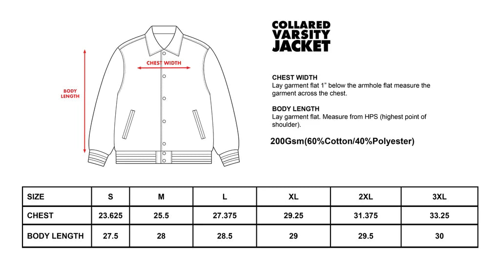 Collared Varsity Jacket