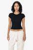 Rib Cap Sleeve Tee