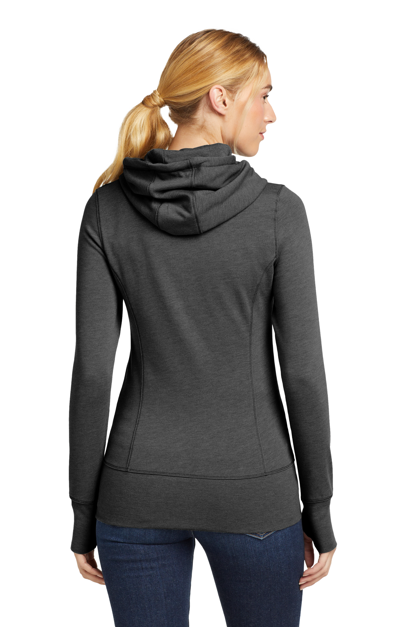 Women's Tri-Blend Fleece Full-Zip Hoodie