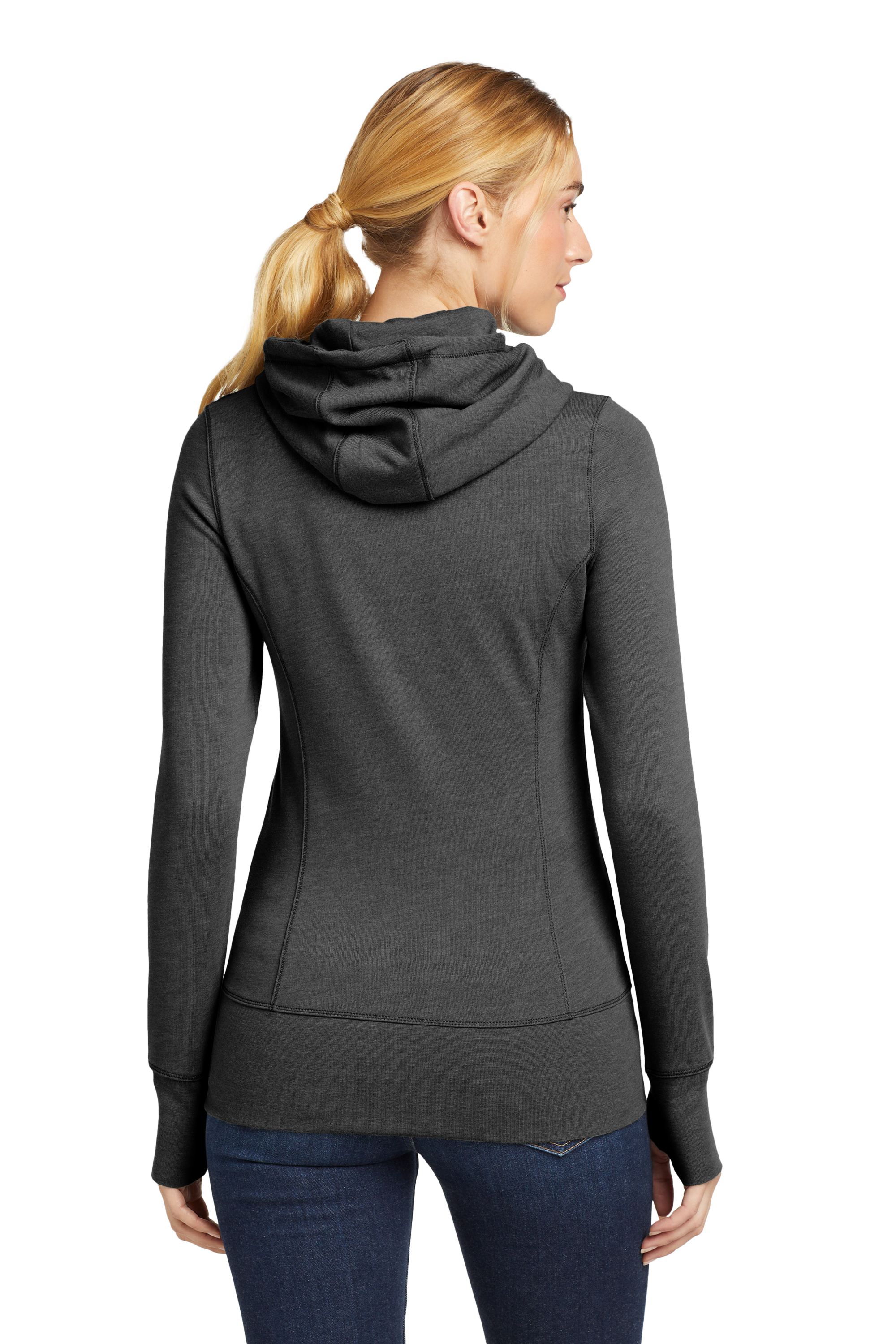 Women's Tri-Blend Fleece Full-Zip Hoodie