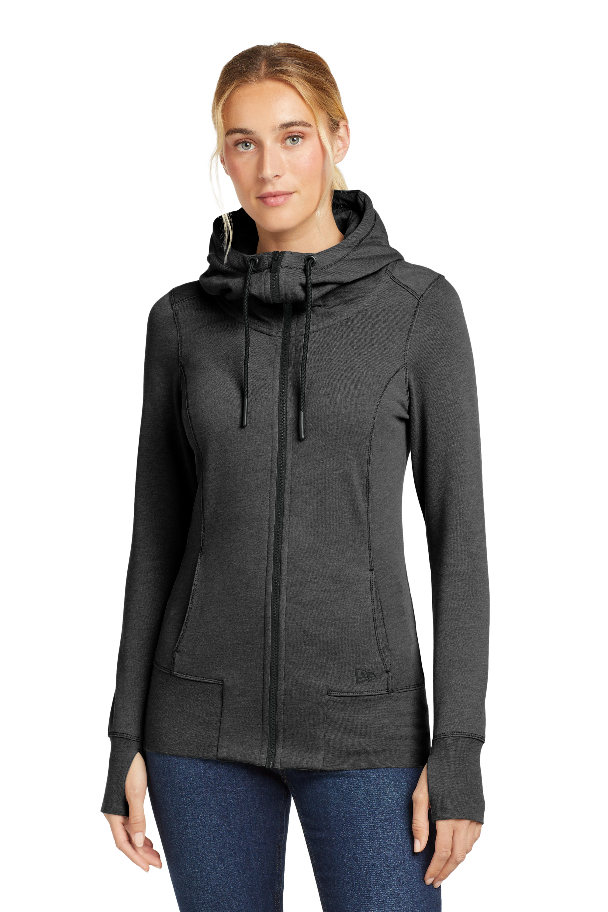 Women's Tri-Blend Fleece Full-Zip Hoodie