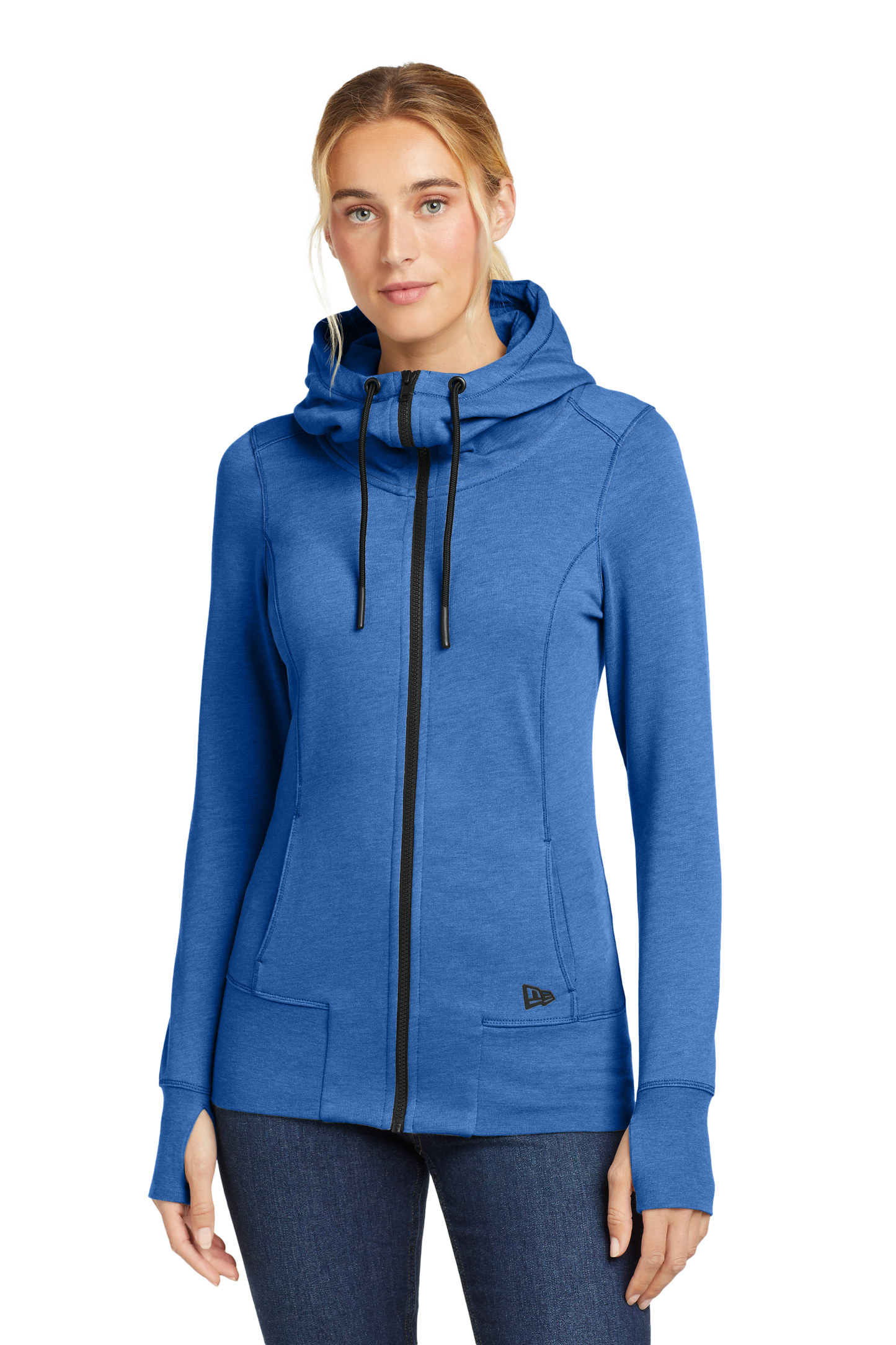 Women's Tri-Blend Fleece Full-Zip Hoodie
