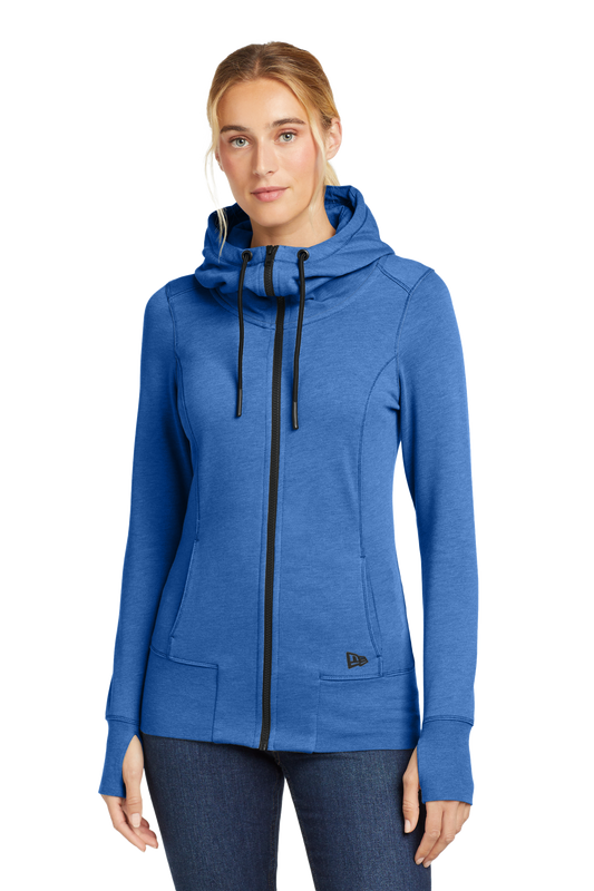 Women's Tri-Blend Fleece Full-Zip Hoodie