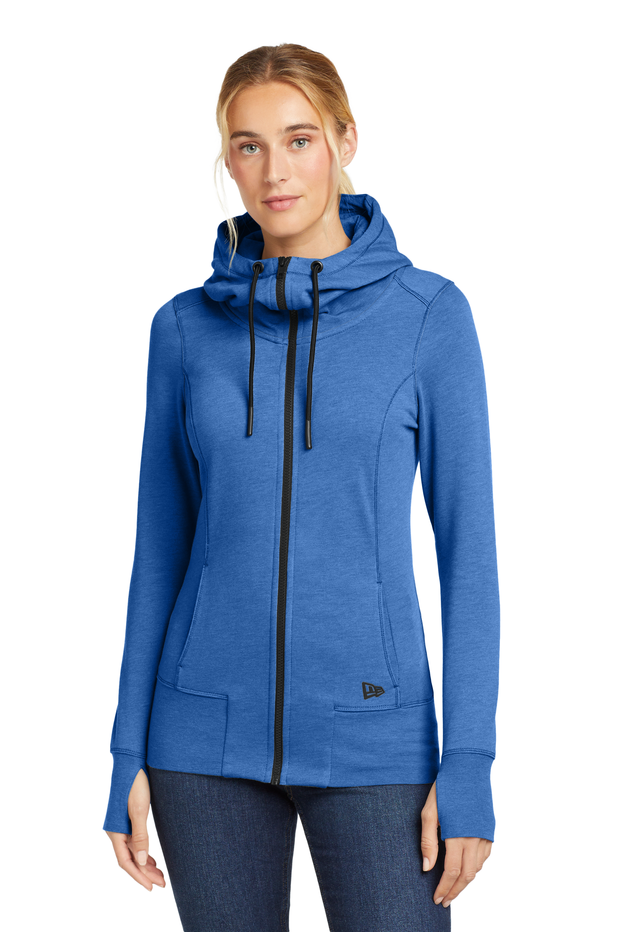 Women's Tri-Blend Fleece Full-Zip Hoodie