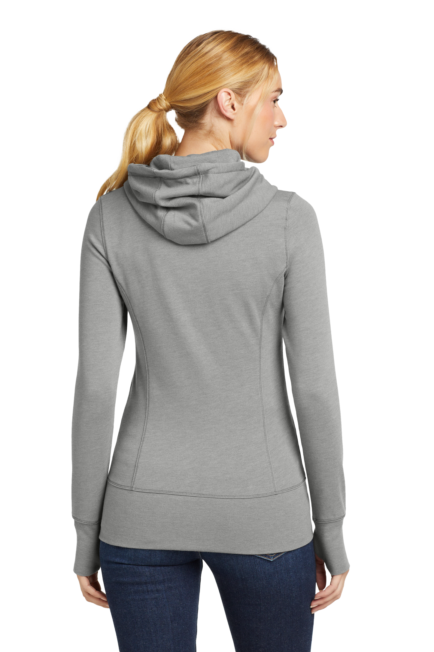Women's Tri-Blend Fleece Full-Zip Hoodie