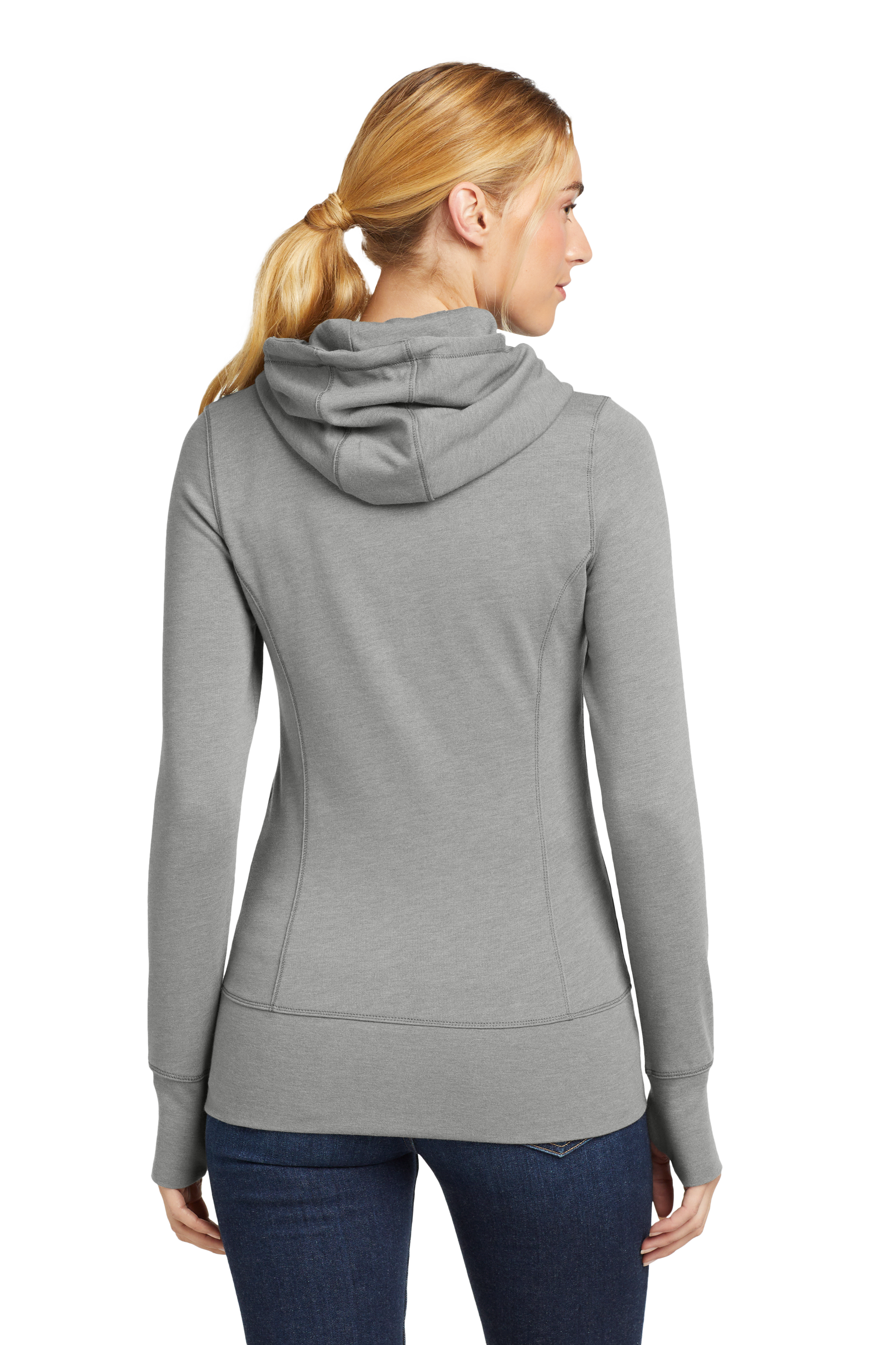 Women's Tri-Blend Fleece Full-Zip Hoodie
