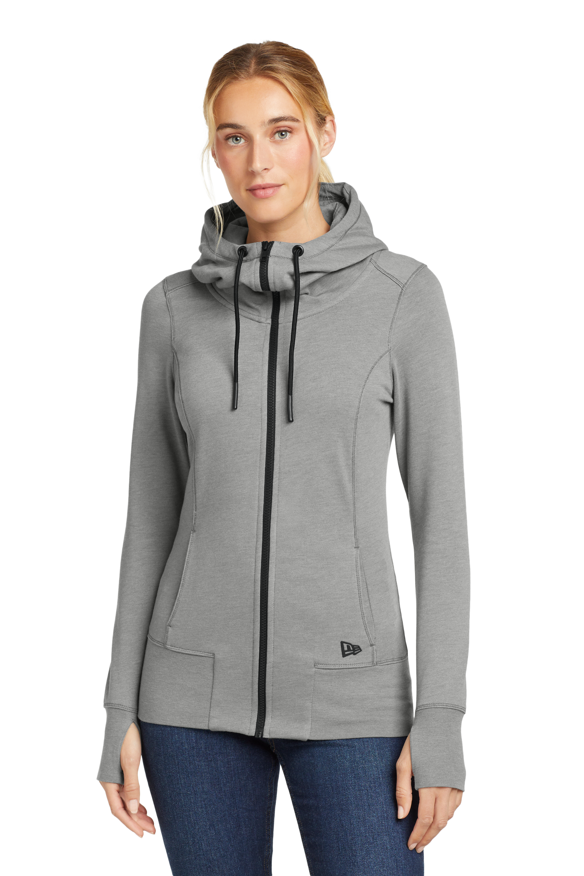 Women's Tri-Blend Fleece Full-Zip Hoodie