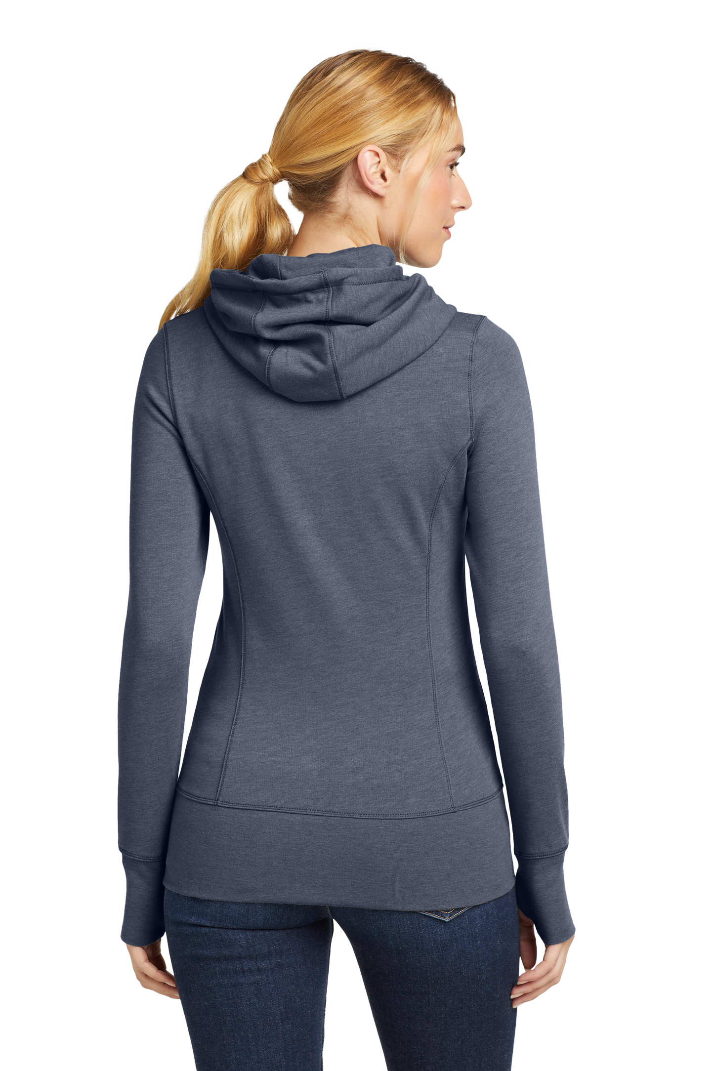 Women's Tri-Blend Fleece Full-Zip Hoodie