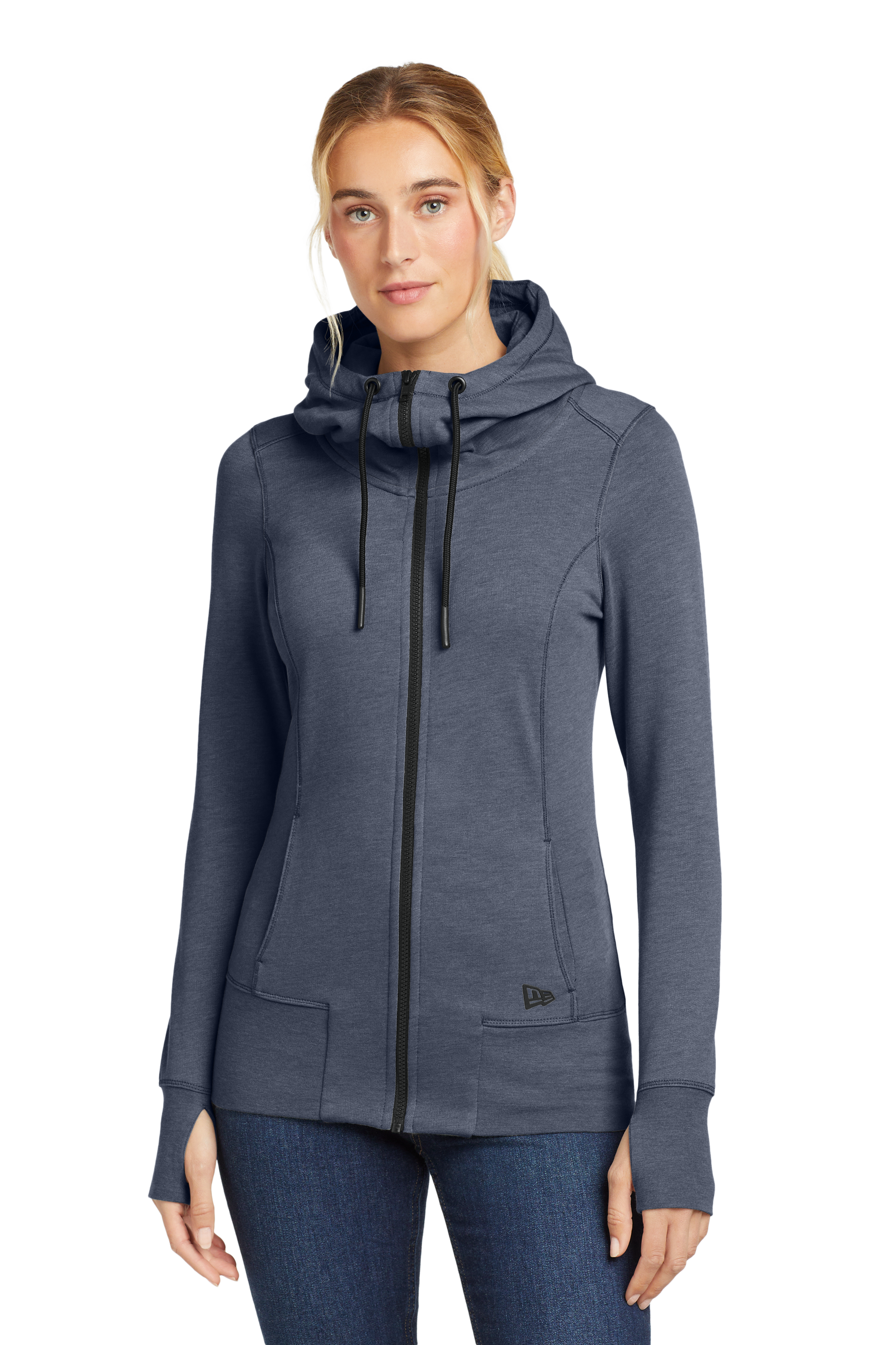 Women's Tri-Blend Fleece Full-Zip Hoodie
