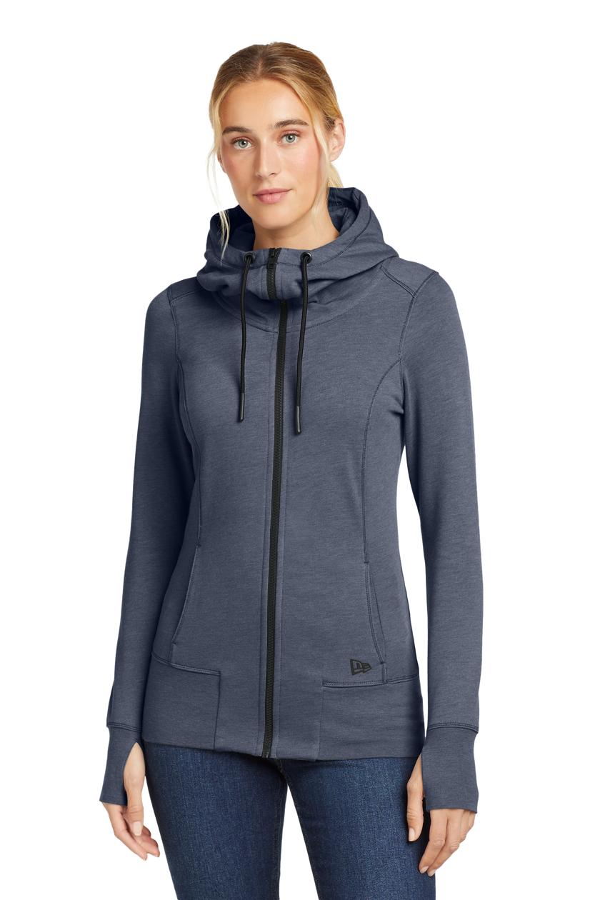 Women's Tri-Blend Fleece Full-Zip Hoodie