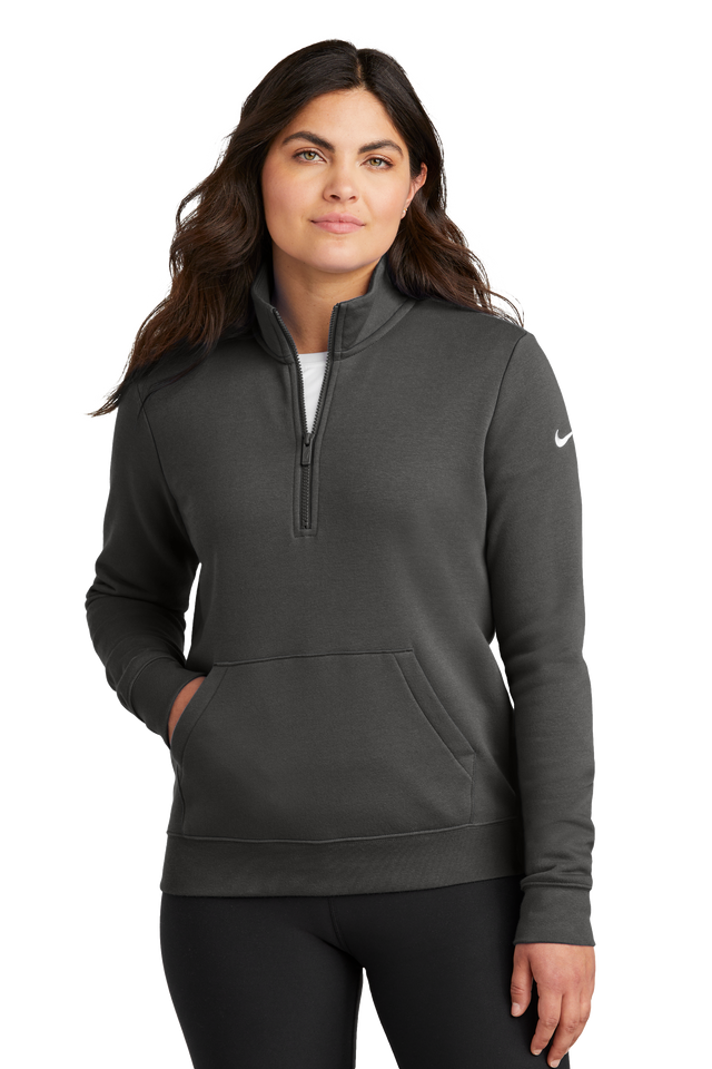 Women's Club Fleece Sleeve Swoosh 1/2-Zip