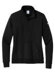 Women's Club Fleece Sleeve Swoosh 1/2-Zip
