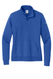 Women's Club Fleece Sleeve Swoosh 1/2-Zip
