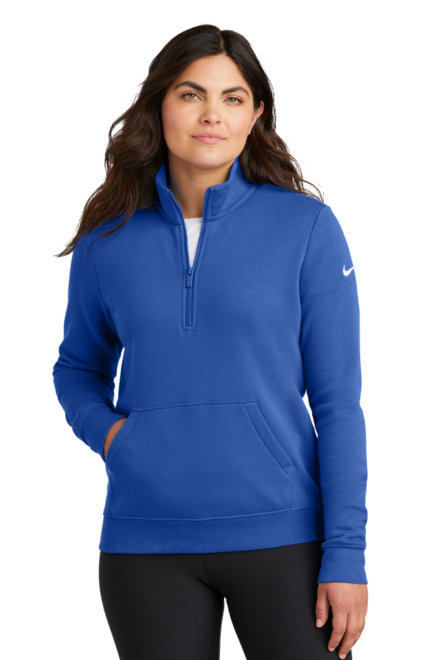Women's Club Fleece Sleeve Swoosh 1/2-Zip