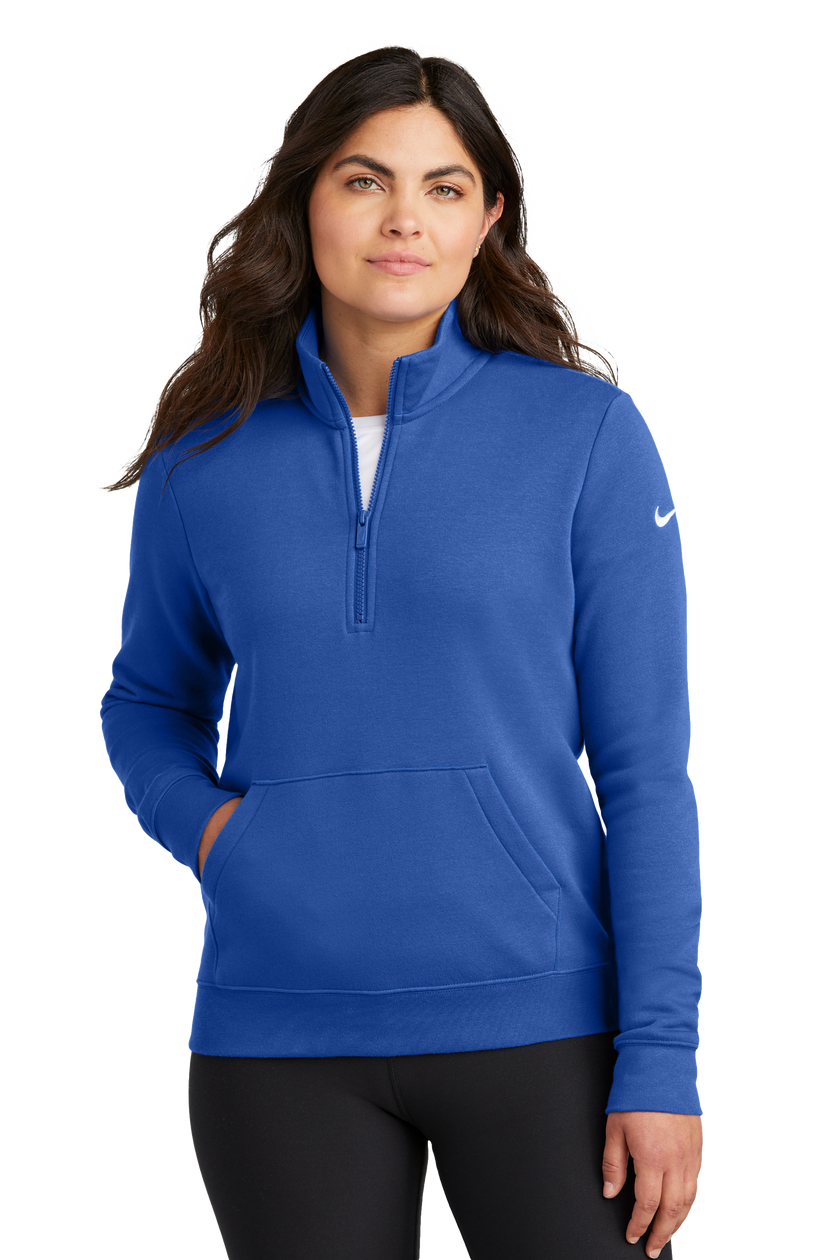 Women's Club Fleece Sleeve Swoosh 1/2-Zip