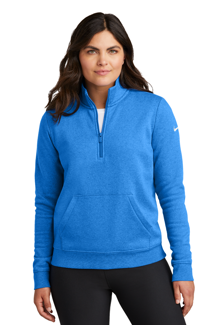 Women's Club Fleece Sleeve Swoosh 1/2-Zip