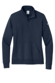 Women's Club Fleece Sleeve Swoosh 1/2-Zip