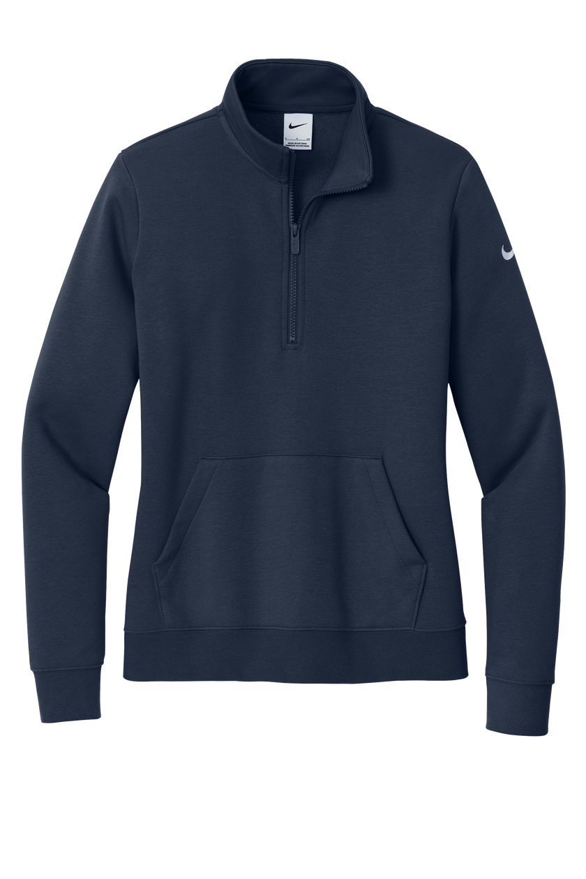 Women's Club Fleece Sleeve Swoosh 1/2-Zip