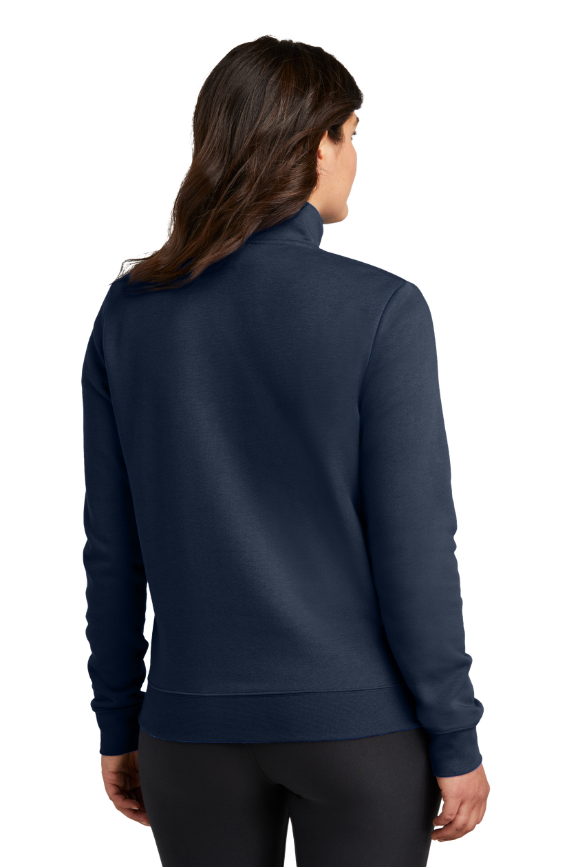 Women's Club Fleece Sleeve Swoosh 1/2-Zip