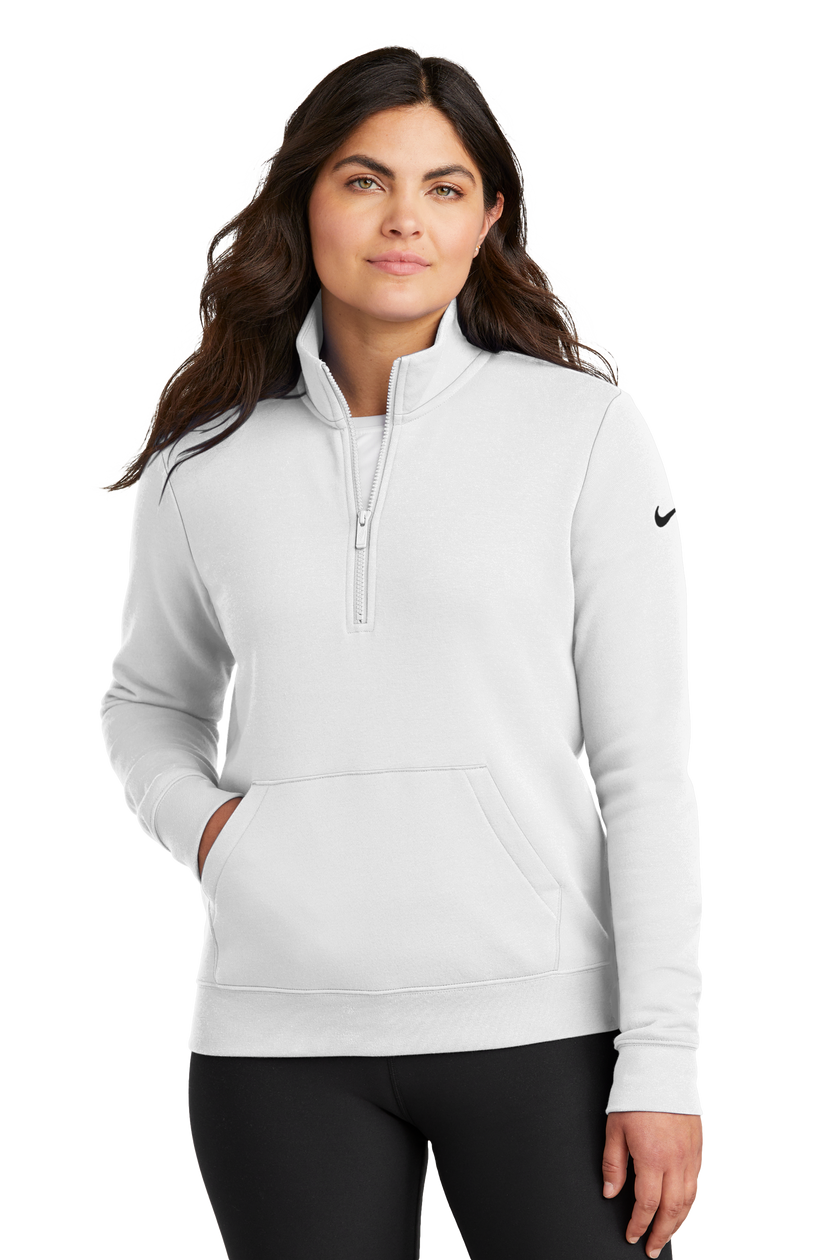 Women's Club Fleece Sleeve Swoosh 1/2-Zip
