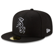 Chicago White Sox Black Outline 59FIFTY Fitted
