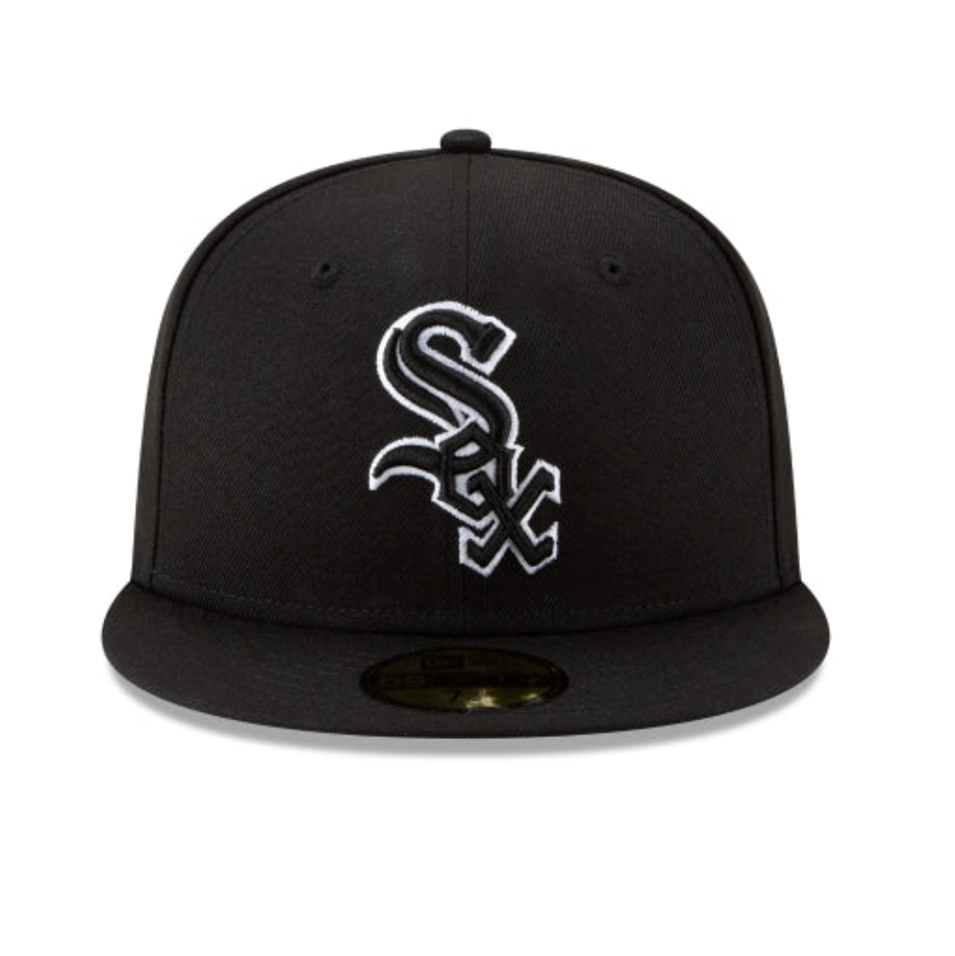 Chicago White Sox Black Outline 59FIFTY Fitted