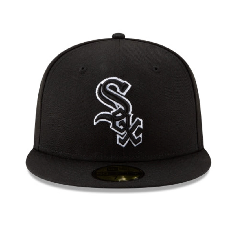 Chicago White Sox Black Outline 59FIFTY Fitted