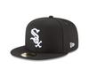 Chicago White Sox Black and White 59FIFTY Fitted