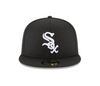 Chicago White Sox Black and White 59FIFTY Fitted