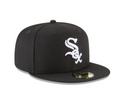 Chicago White Sox Black and White 59FIFTY Fitted