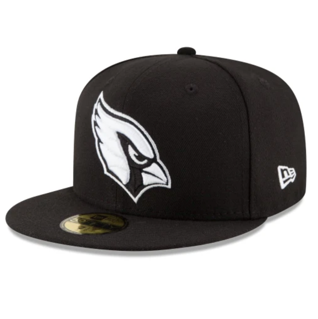 Arizona Cardinals Black & White 59FIFTY Fitted