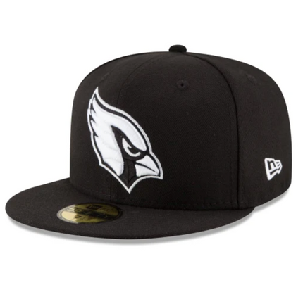 Arizona Cardinals Black & White 59FIFTY Fitted