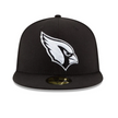 Arizona Cardinals Black & White 59FIFTY Fitted