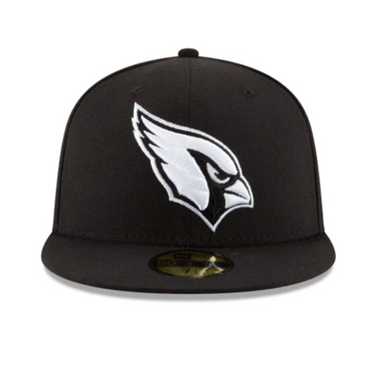 Arizona Cardinals Black & White 59FIFTY Fitted