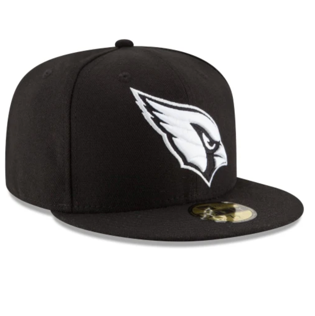 Arizona Cardinals Black & White 59FIFTY Fitted