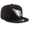 Arizona Cardinals Black & White 59FIFTY Fitted