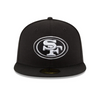 San Francisco 49ers  Black & White 59FIFTY Fitted