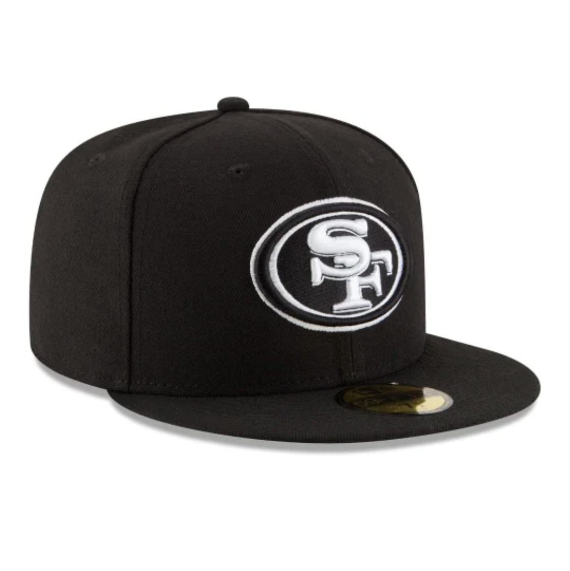 San Francisco 49ers  Black & White 59FIFTY Fitted