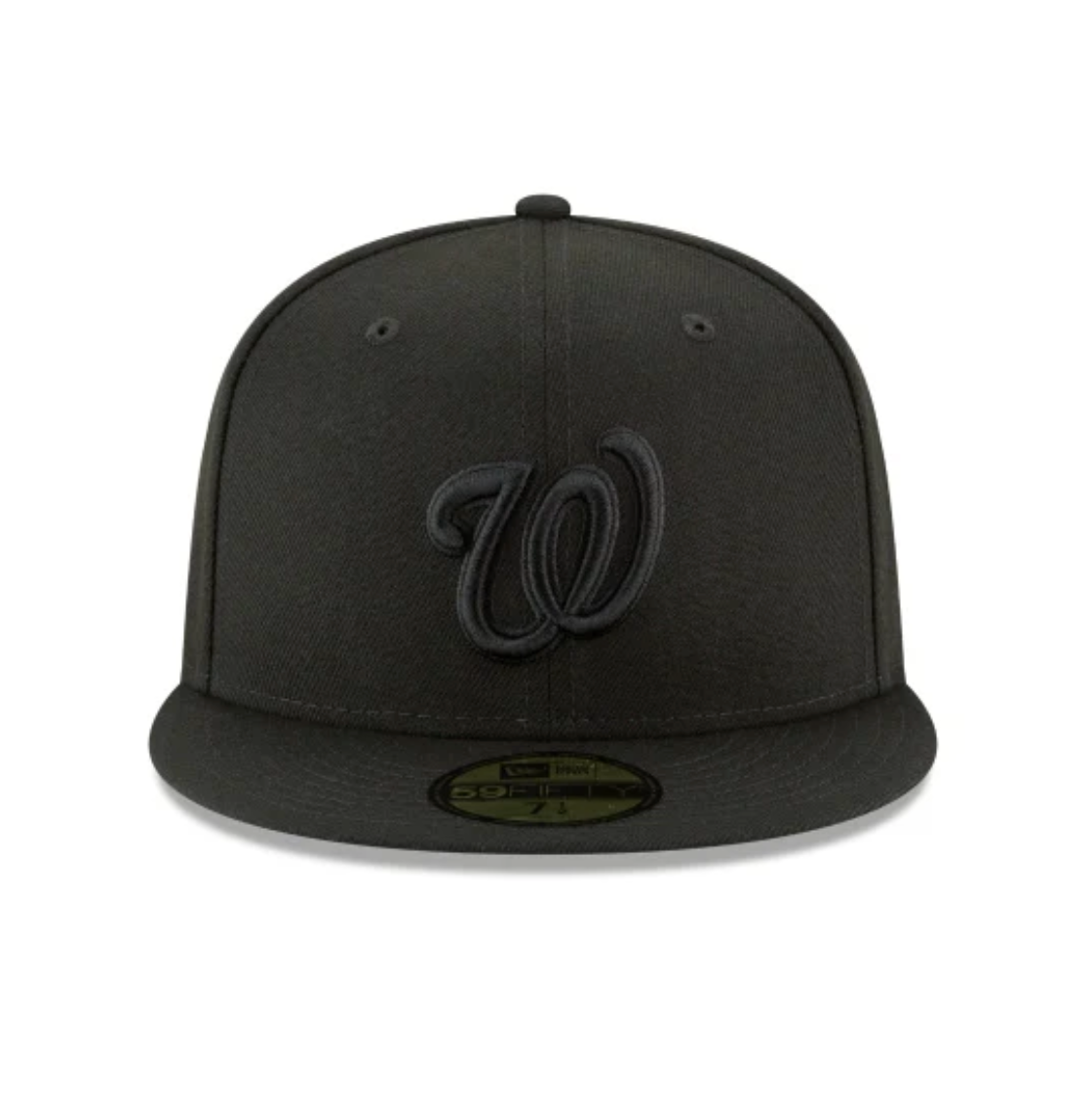 Washington Nationals Blackout Basic 59FIFTY Fitted