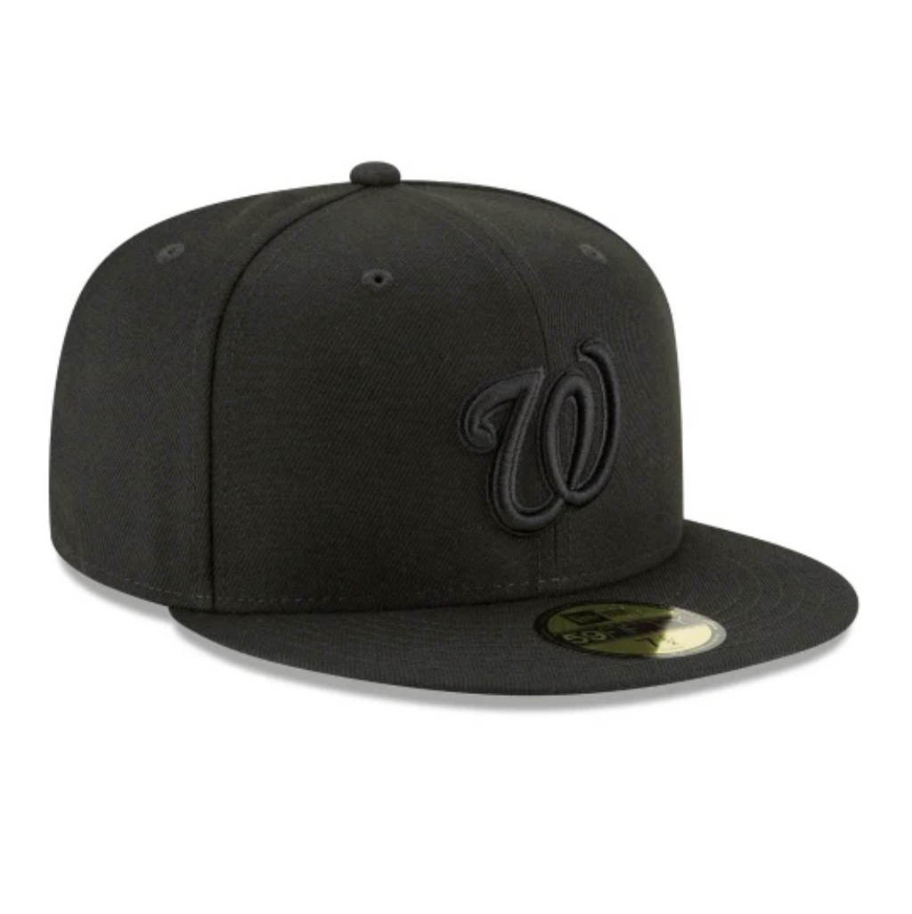 Washington Nationals Blackout Basic 59FIFTY Fitted