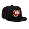San Francisco 49ers  Basic Black 59FIFTY Fitted