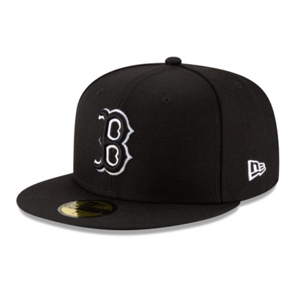 Boston Red Sox  Black Outline 59FIFTY Fitted