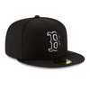 Boston Red Sox  Black Outline 59FIFTY Fitted