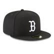 Boston Red Sox  Black and White Basic 59FIFTY Fitted